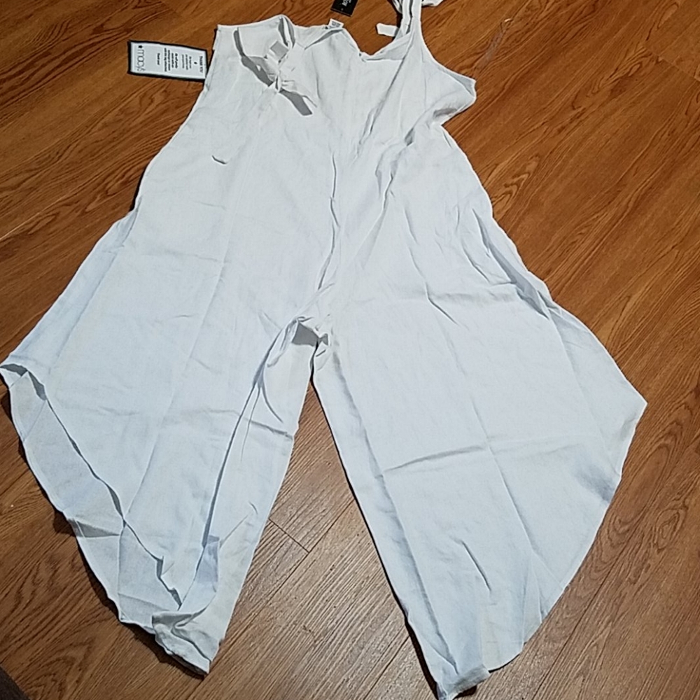Royalty Clothing Asymmetrical Tie-Strap Jumpsuit - Picture 5 of 5